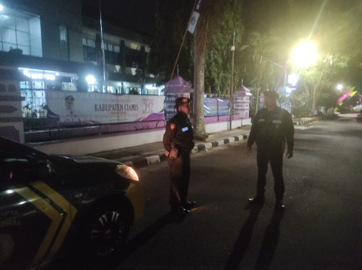 Antisipasi Tindak Kriminalitas dan Kejahatan Jalanan, Polres Ciamis Patroli di Kawasan Obvit