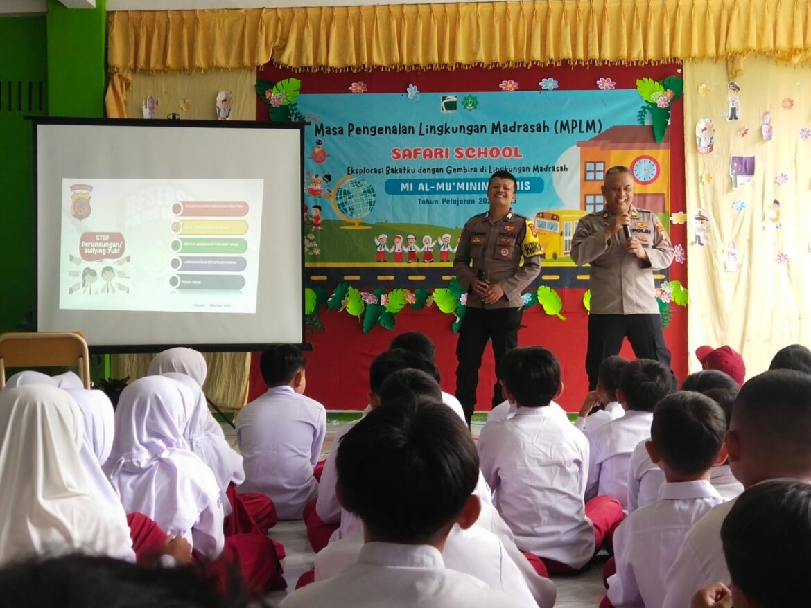 Polsek Ciamis Edukasi Cegah Prilaku Bullying Di Acara Masa Pengenalan Lingkungan Sekolah