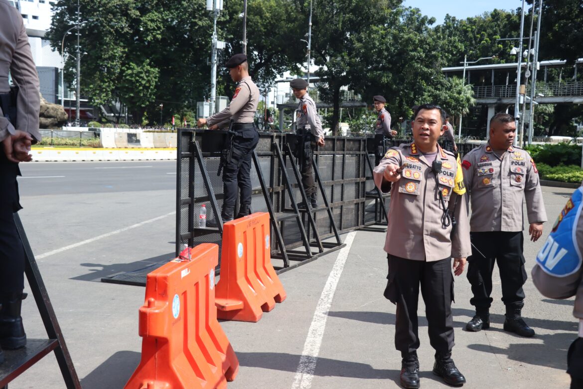 Polisi Kerahkan 1.477 Personel Amankan Aksi di Patung Kuda Jakpus