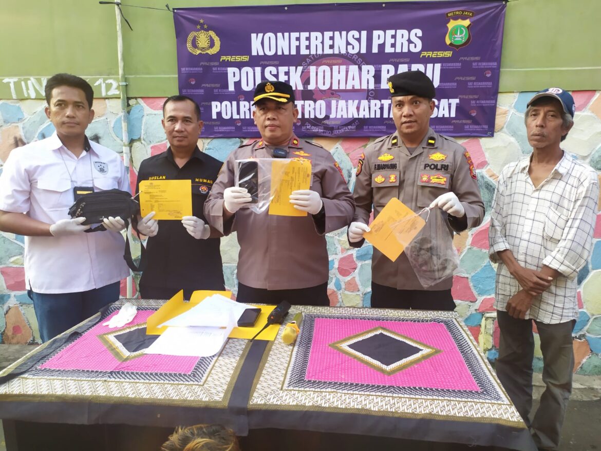 Jambret Beraksi di Johar Baru, Polisi Tangkap Pelaku dalam Waktu Singkat