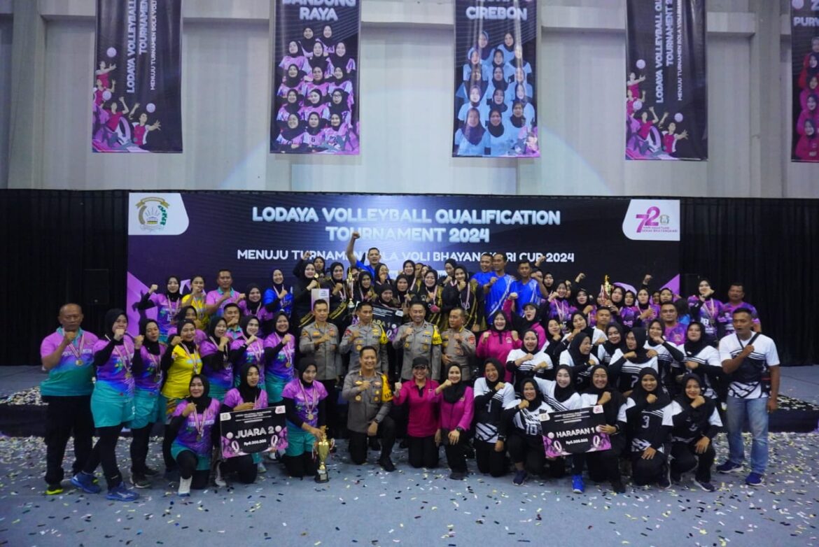 Zona Priangan Raih Gelar Runner-Up di Volley Ball Qualification Tournament 2024 di GOR Jalak Harupat