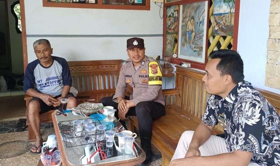 Perkuat Sinergitas, Polsek Sukadana Polres Ciamis Ajak Warga Salakaria Hindari Judol dan Miras