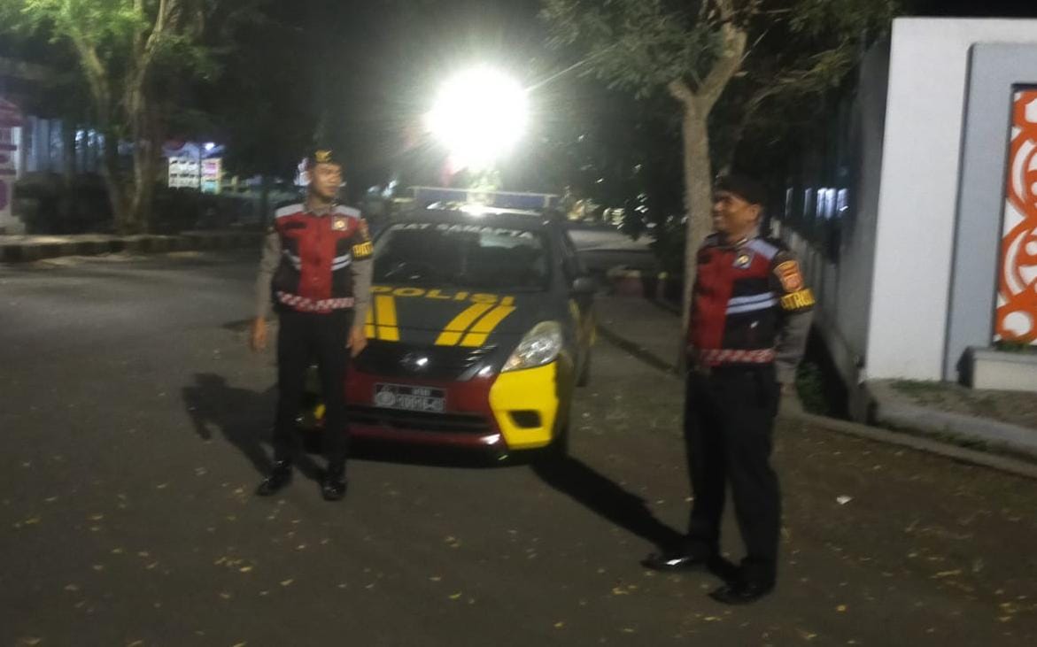 Antisipasi Tindak Kriminalitas dan Kejahatan Jalanan, Polres Ciamis Patroli di Kawasan Obvit