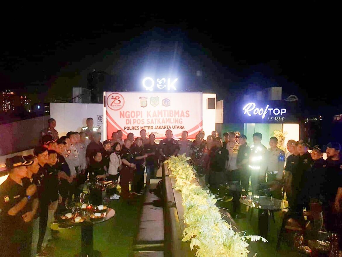 Polsek Pademangan Gelar Kegiatan Ngopi Kamtibmas dan Jumat Curhat Bersama Pokdarkamtibmas