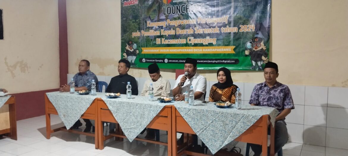 Panwascam Cijeungjing Luncurkan Kampung Pengawasan Partisipatif untuk Pemilihan Serentak 2024