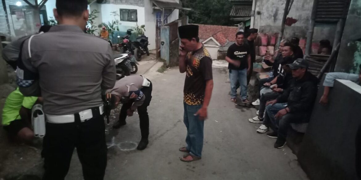 Polsek Cibungbulang Bersama Unit Laka Lantas Tangani Kecelakaan Tragis di Pamijahan