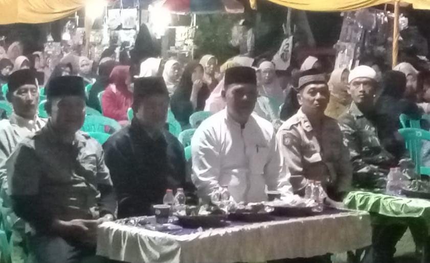Berikan Rasa Nyaman Polsek Lakbok Polres Ciamis Ikuti Tasyakuran Peringatan Muharram 1446 H