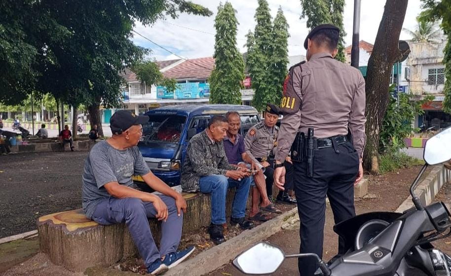 Humanis, Sat Samapta Polres Ciamis Patroli ke Terminal Berantas Premanisme