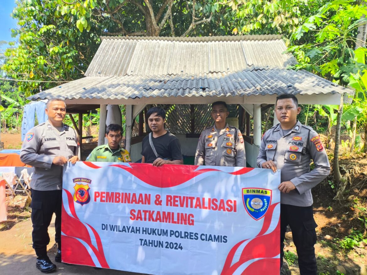 Kembalikan Kegiatan Ronda SatBinmas Polres Ciamis Revitalisasi Satkamling