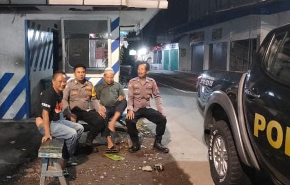 Cegah Tindak Kriminalitas di Malam Hari, Polsek Pamarican Polres Ciamis Intensifkan Patroli Biru