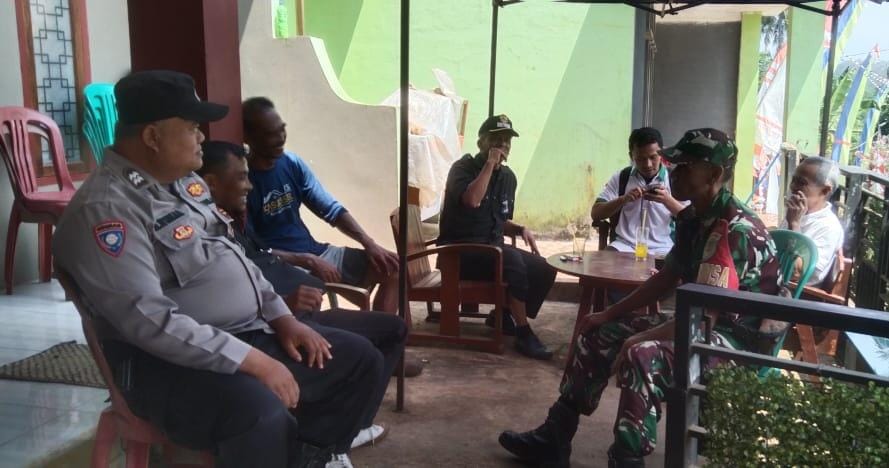 Jaga Kondusifitas Wilayah, Polsek Ciamis Polres Ciamis Koorkom Kamtibmas ke Warga Linggasari