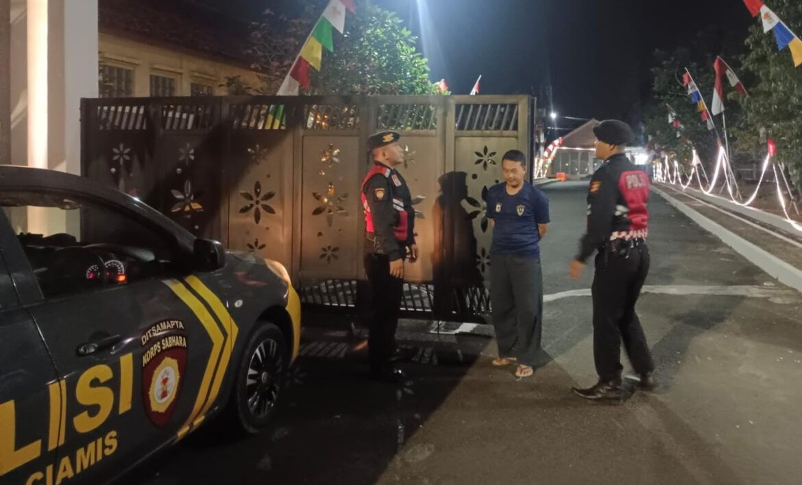 Antisipasi Tindak Kriminalitas dan Kejahatan Jalanan, Polres Ciamis Patroli di Perum Buana Soedirman