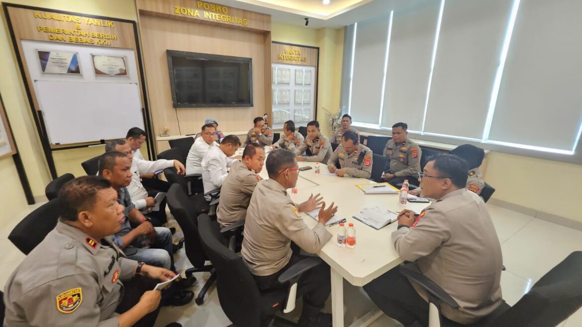 KBO Satreskrim Ikuti Rapat Persiapan Pelaksanaan Turnamen Volley Kapolri Cup