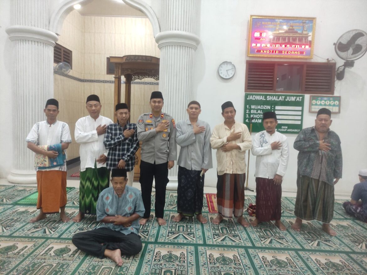 Polresta Tangerang Gelar Program Kapolda Banten Subuhan Keliling di Masjid Jami Al-Barokah
