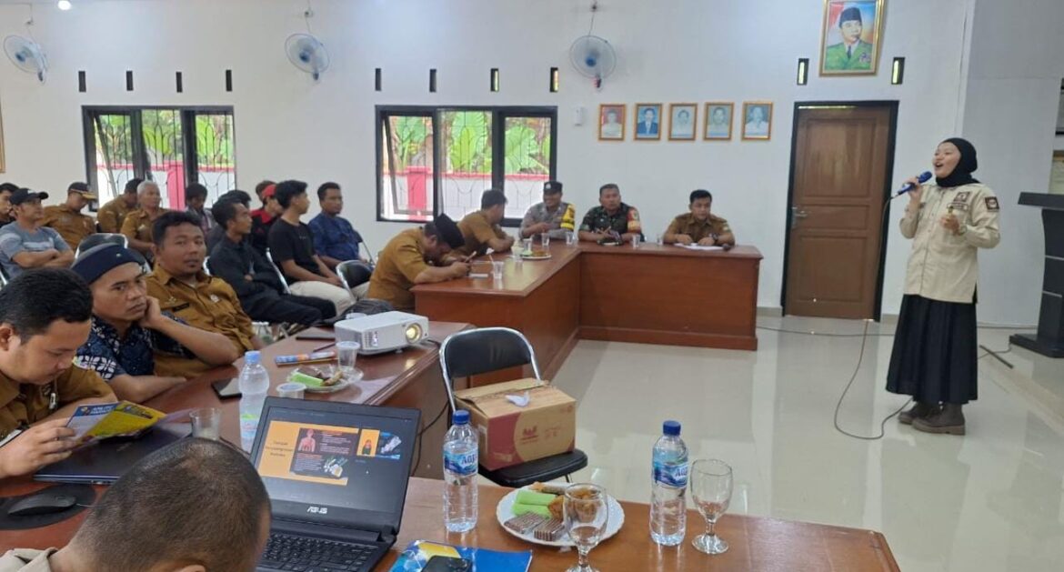 Polsek Sukadana Polres Ciamis Monitoring Penyuluhan Jamkesnas Dana Desa Salakaria