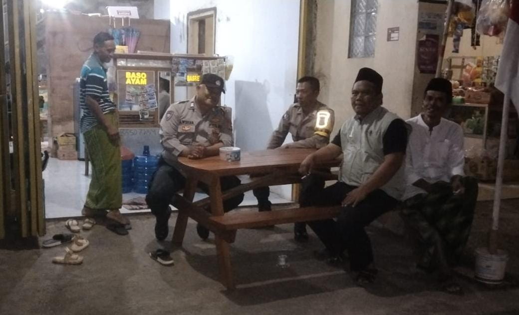 Datang ke Tokoh, Anggota Polsek Kawali Koorkom Kamtibmas Jelang Pilkada Serentak