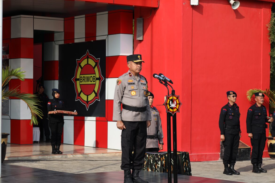 Wakapolda Banten Pimpin Upacara Penutupan Pemantapan Bintara dan Tamtama Remaja Tahun 2024