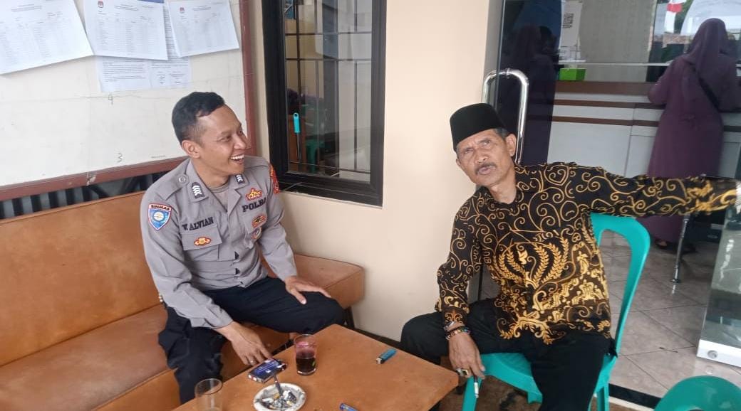 Cipta Kondisi, Polsek Cikoneng Polres Ciamis Koorkom Kamtibmas ke Desa Margaluyu