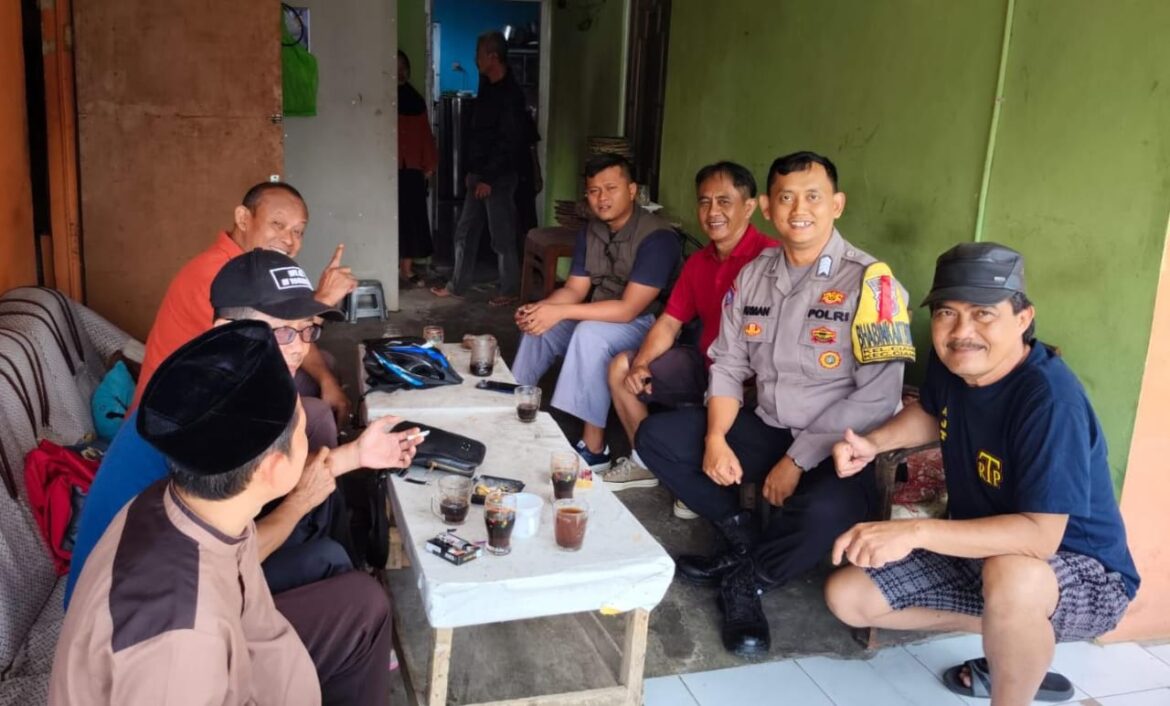 Datang ke Tokoh, Anggota Polsek Ciamis Koorkom Kamtibmas Jelang Pilkada Serentak