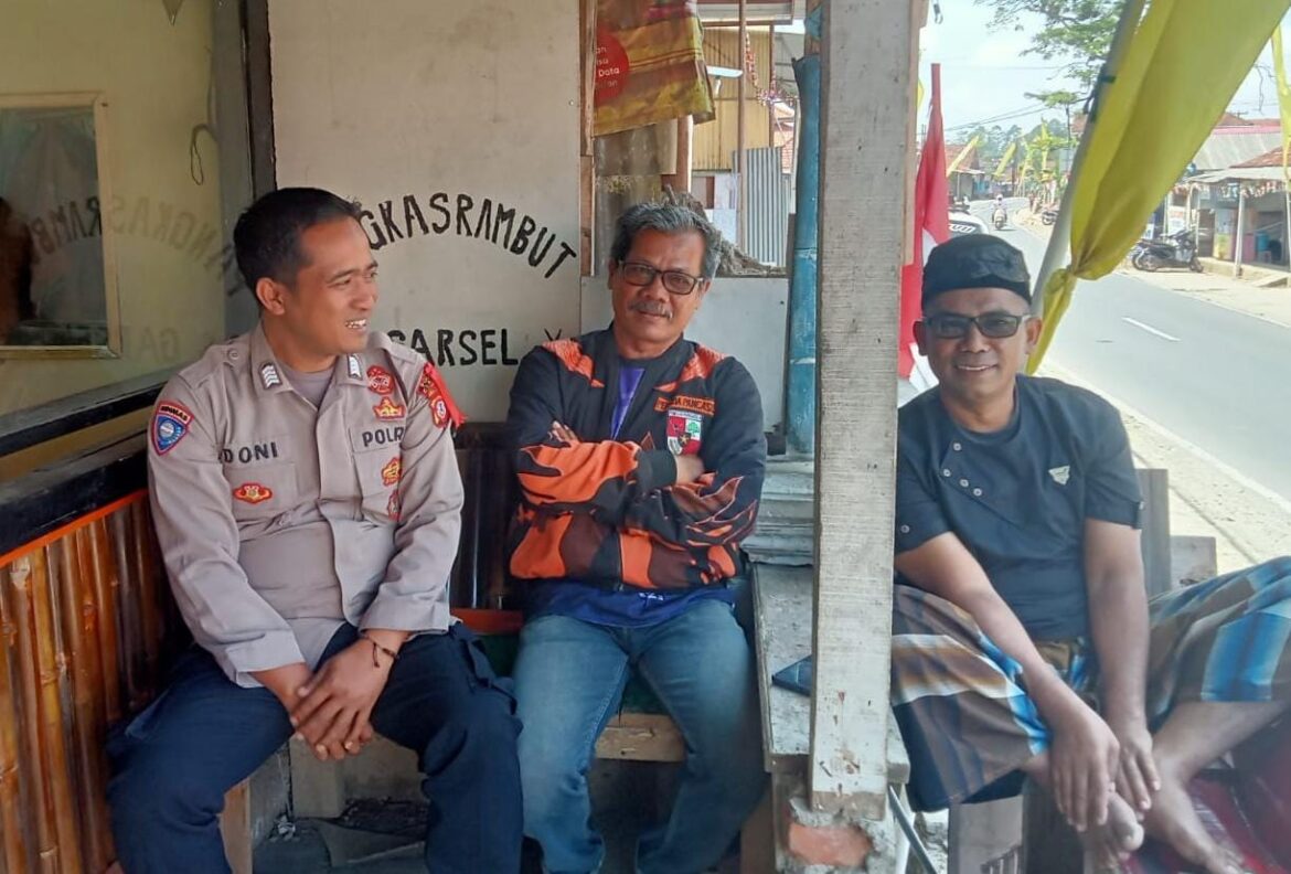 Ops Mantap Praja, Polsek Panjalu Polres Ciamis Koorkom Bareng Ormas PP Maparah
