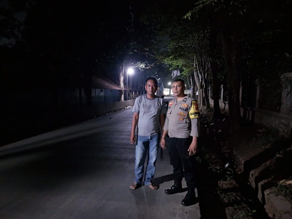 Polsek Cileungsi Cek Lokasi TKP Adanya Laporan Aksi Tawuran Antar Pelajar