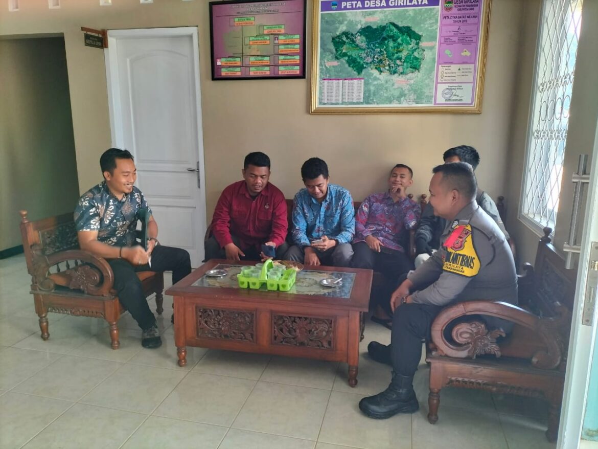 Cooling System, Polsek Panawangan Polres Ciamis Koorkom Bersama Tokoh di Desa Girilaya