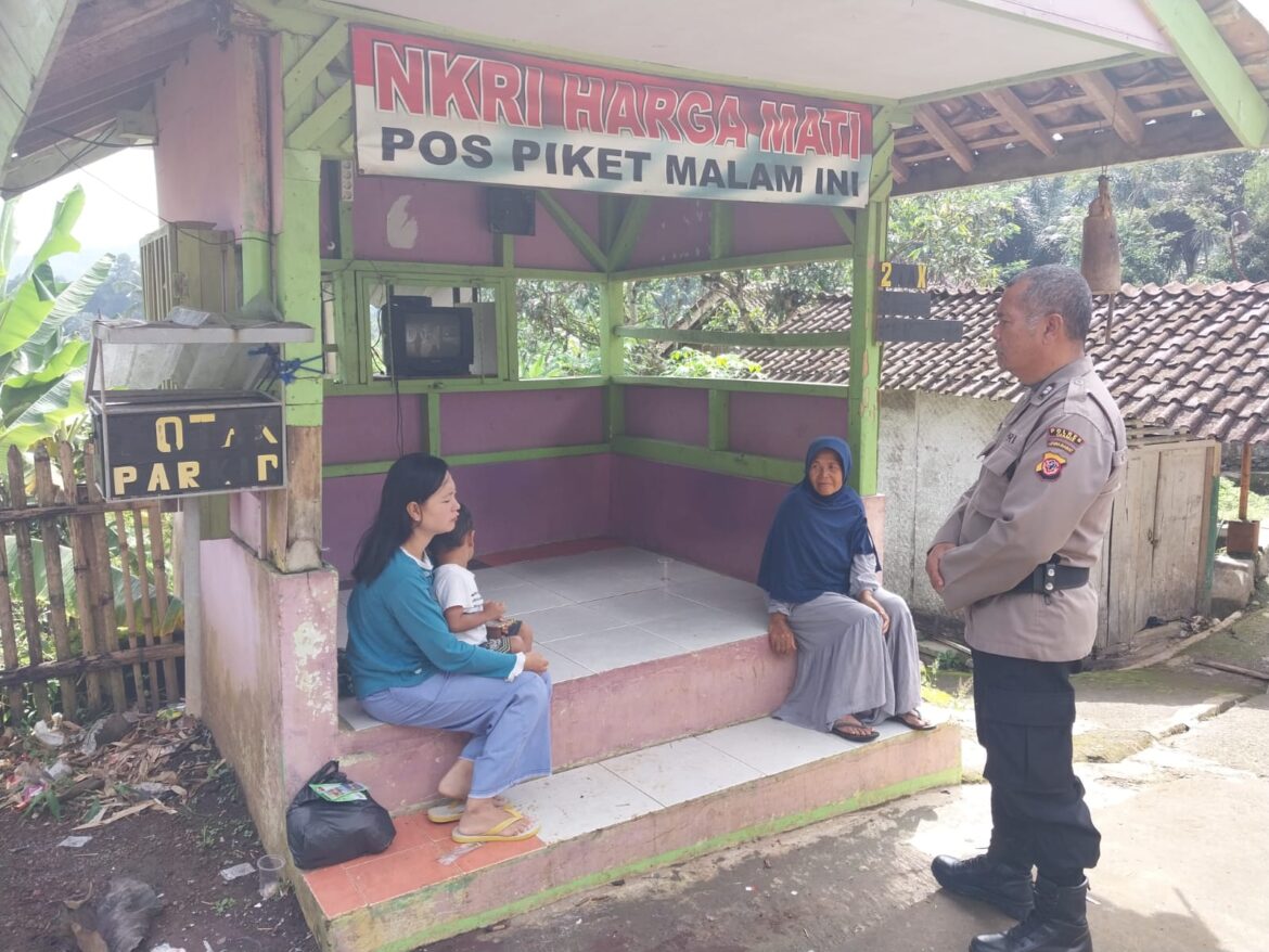 Kanit Binmas Polsek Panumbangan Polres Ciamis Ajak Warga Jaga Kamtibmas
