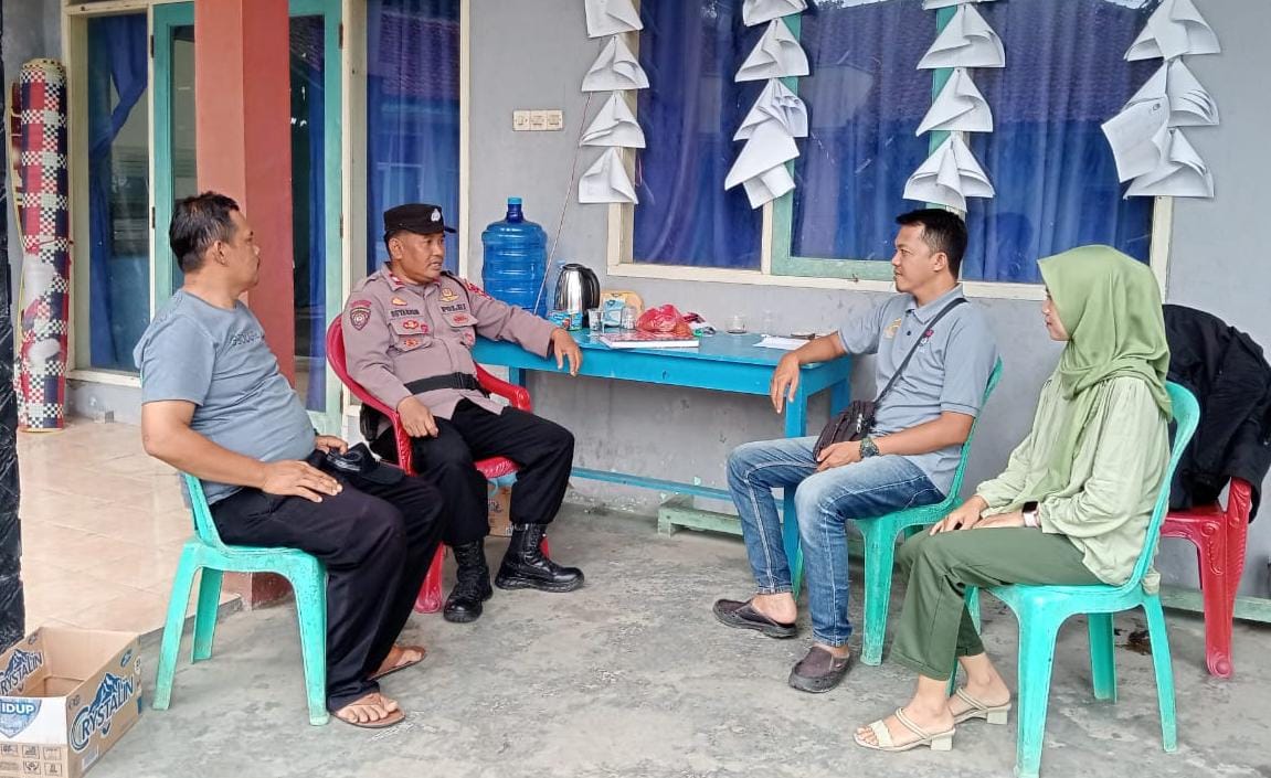 Cooling System, Polsek Pamarican Polres Ciamis Koorkom Bersama Warga Sukahurip Pamarican