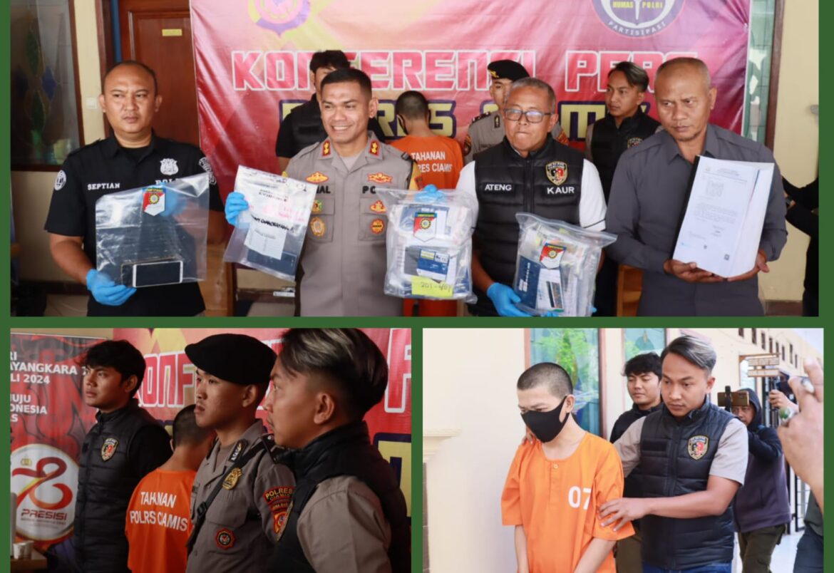 Keren!! Kasus Judi Online Jaringan Internasional Lengkap, Polres Ciamis Dilimpahkan ke Kejaksaan