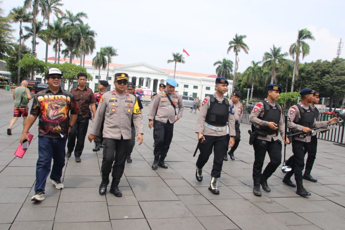 100 Personel Gabungan Amankan Deklarasi Kampanye Damai di Taman Fatahilah