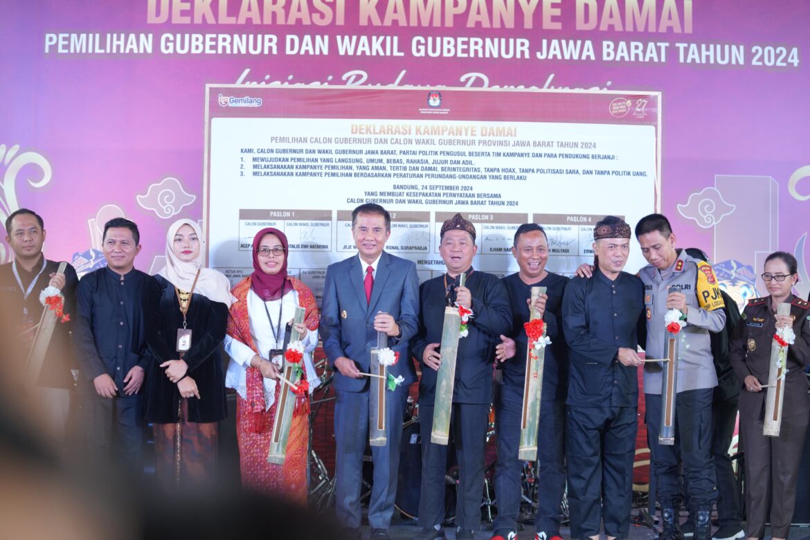 Kapolda Jabar Hadiri Deklarasi Kampanye Damai Pemilihan Gubernur dan Wakil Gubernur Jawa Barat Tahun 2024
