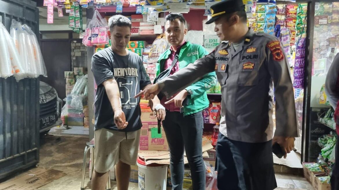 Polsek Parung Cek Lokasi TKP Tindak Pidana Pencurian Ddengan Kekerasan