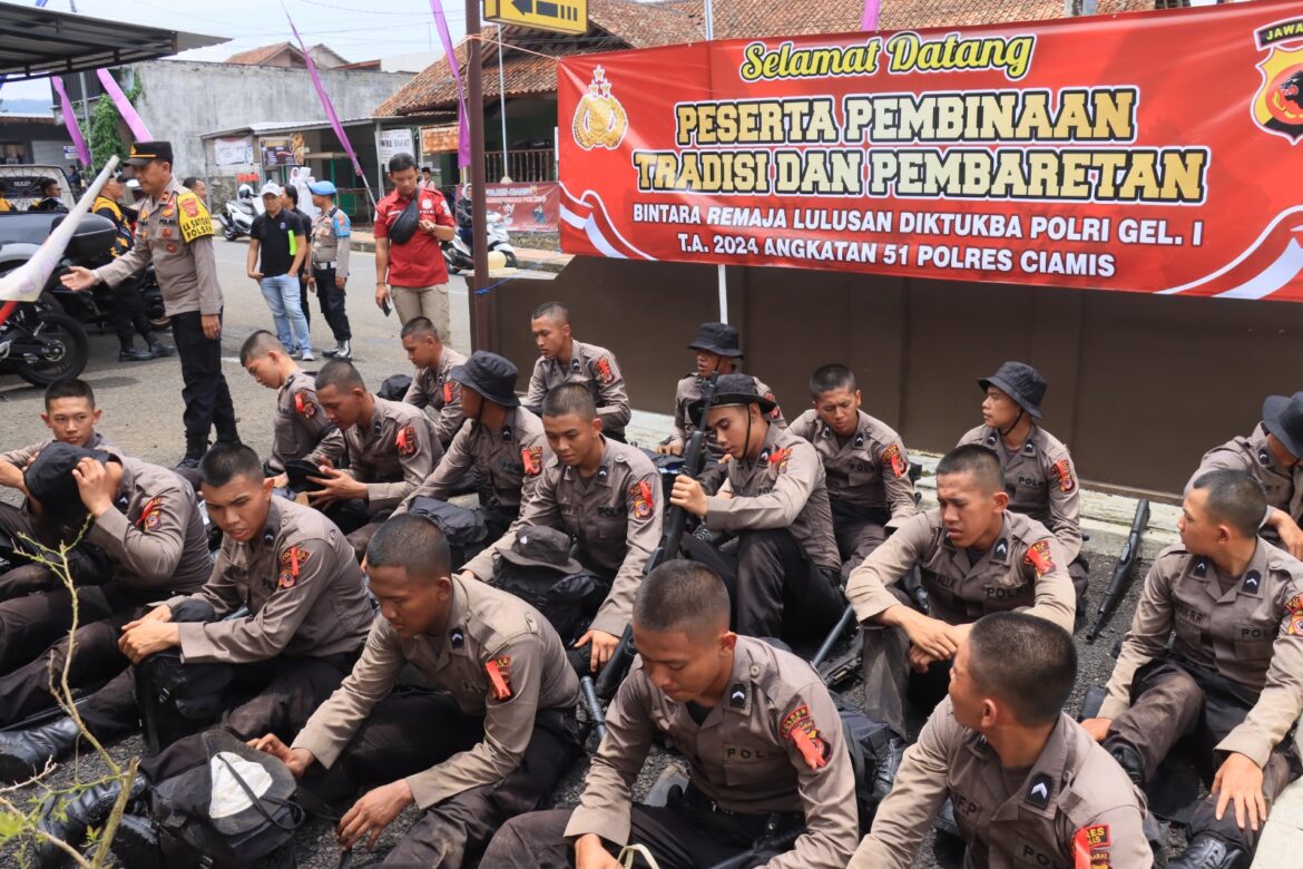 Angkatan 51 Polres Ciamis Resmi Dibaret Siap Layani dan Ayomi Masyarakat