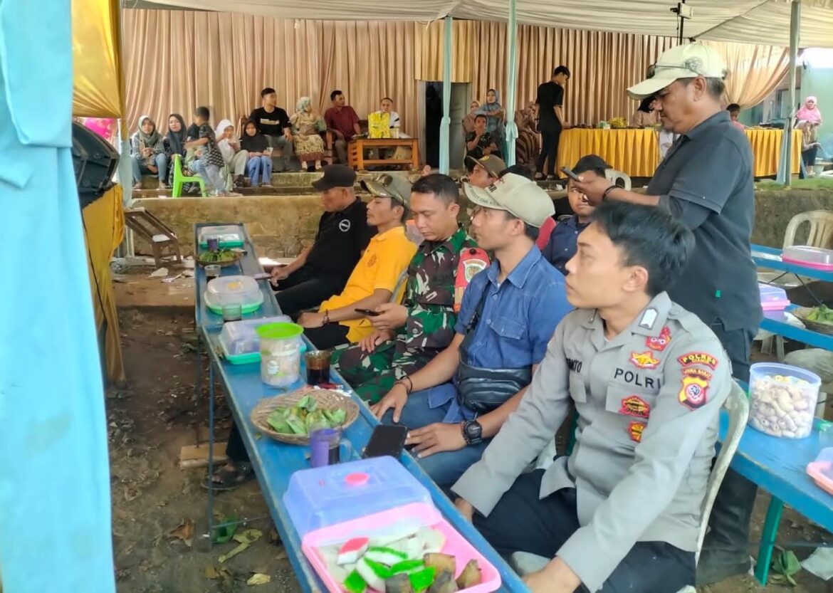 Perkuat Sinergitas, Polsek Lakbok Polres Ciamis Koorkom ke Masyarakat Kutawaringin