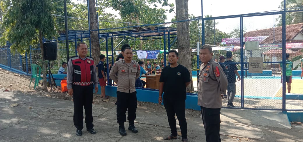 Polres Ciamis Siagakan Personel Pengamanan Saat Tatap Muka Calon Bupati Ciamis