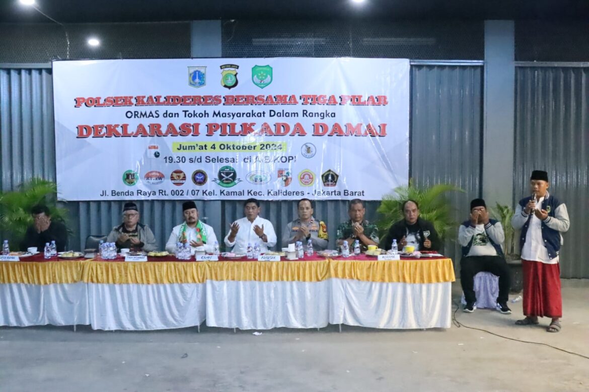 Deklarasi Pilkada Damai 2024 di Kalideres: Sinergi Polsek, 3 Pilar, dan Elemen Masyarakat Jaga Kondusifitas Pemilu