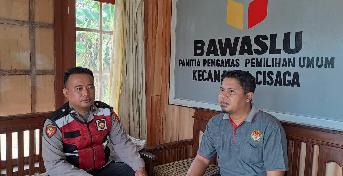 Cooling System, Polsek Cisaga Koorkom Kamtibmas ke Penyelenggara Pemilu di Cisaga
