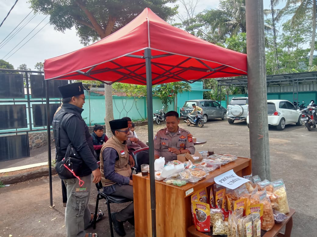 Cooling System, Polsek Ciamis Koorkom Kamtibmas ke Pelaku Usaha Jelang Pilkada Serentak
