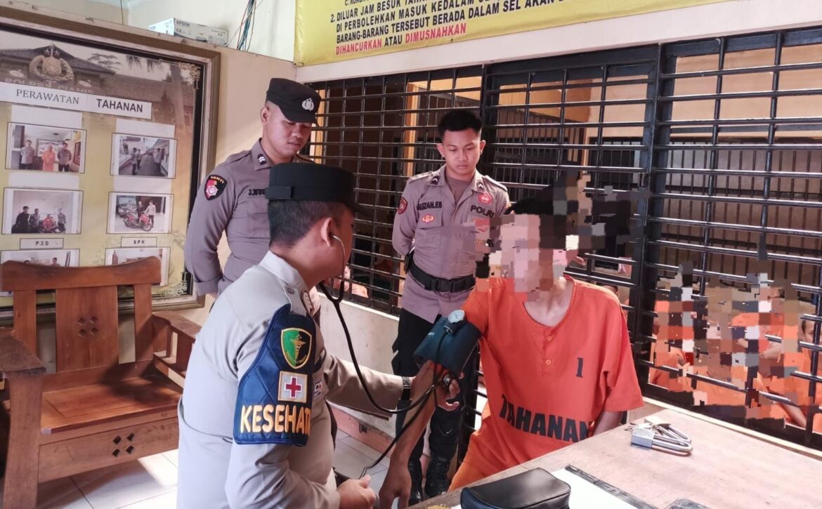 Pastikan Tahanan Sehat, Polres Ciamis Lakukan Pemeriksaan Rutin