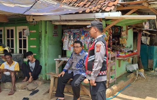 Ops Mantap Praja, Polsek Cisaga Polres Ciamis Koorko Kamtibmas di Objek Vital di Cisaga