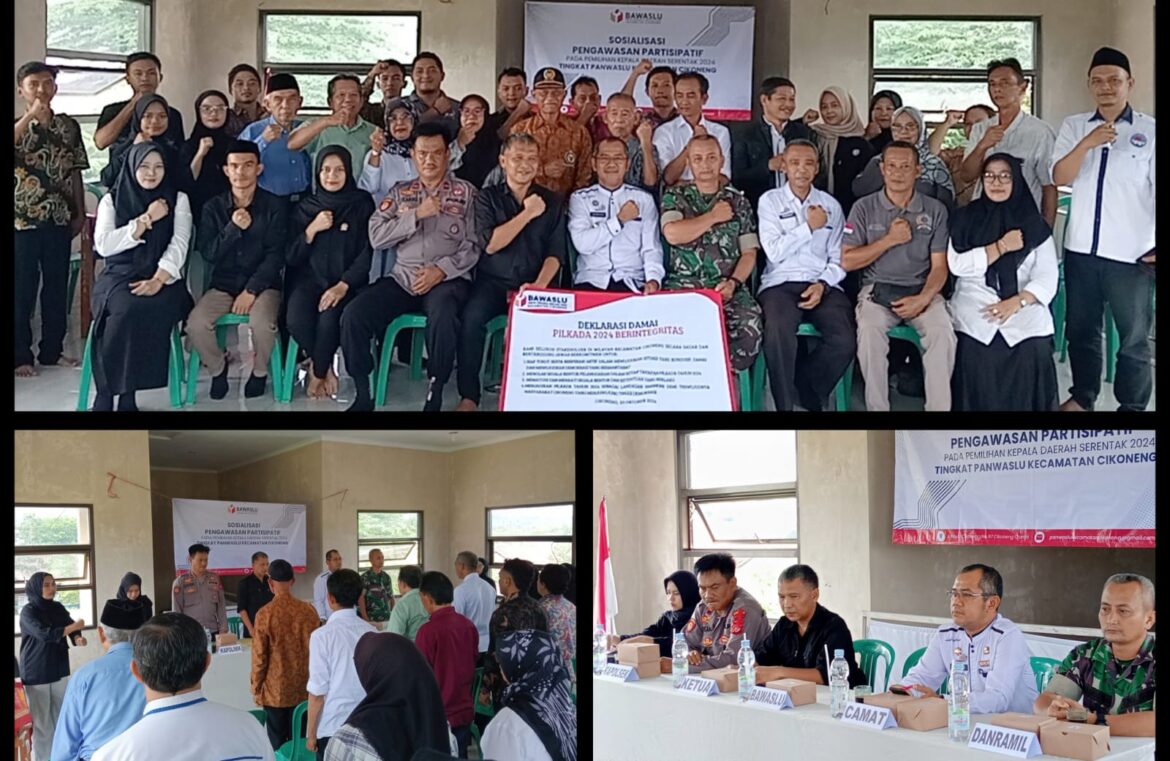 Tahapan Kampanye Pilkada 2024: Libatkan Stakeholder Panwascam Cikoneng Gelar Pengawasan Partisipatif