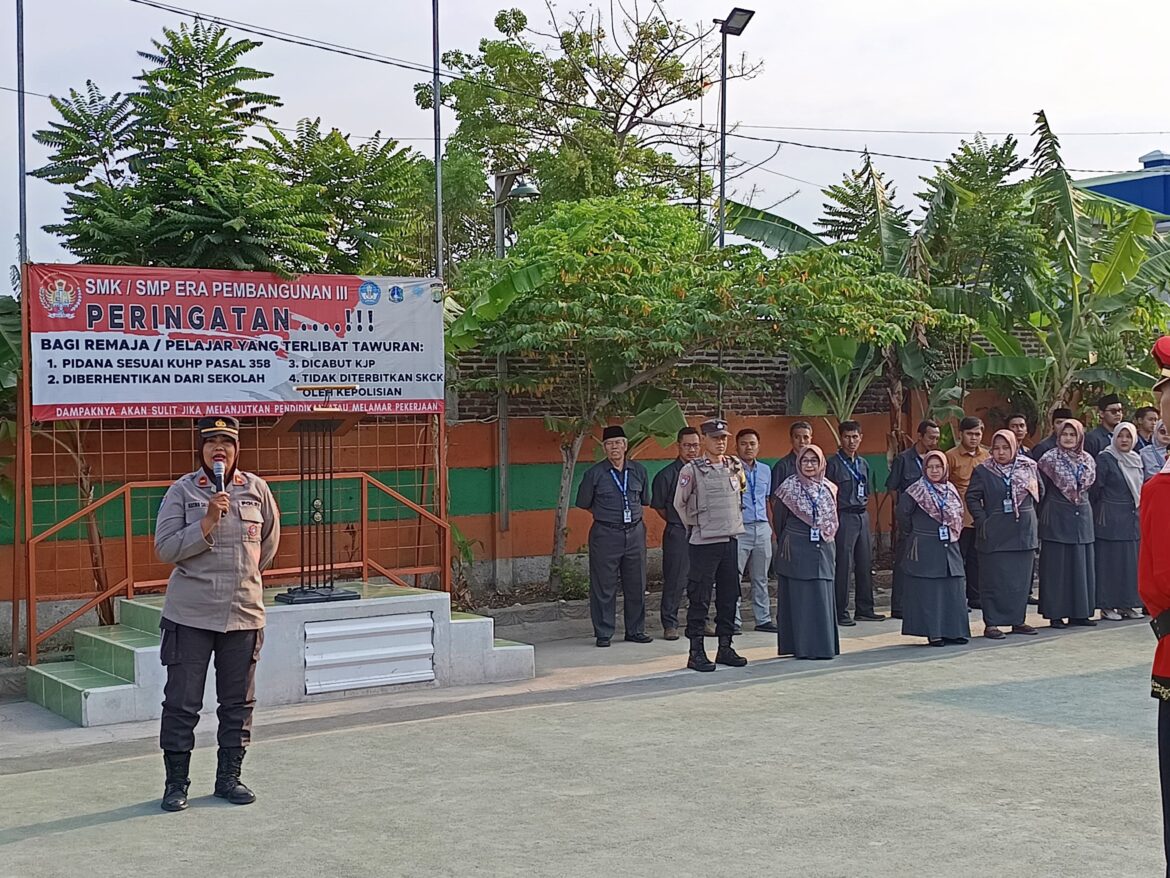 Polsek Kalideres Ajak Siswa SMK Cahaya Prima Bangun Karakter Positif dan Jauhi Perilaku Negatif