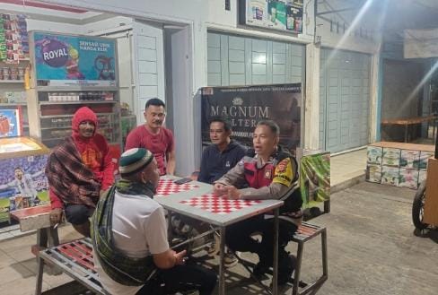 Berikan Rasa Nyaman Warga, Polsek Panumbangan Polres Ciamis Patroli di Malam Hari