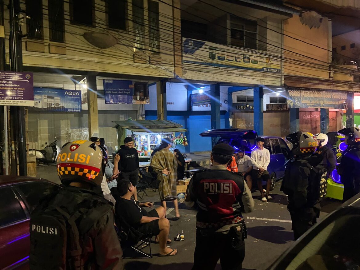 Ops Mantap Praja, Patroli Perintis Presisi Sat Samapta Polres Ciamis Datangi Kawasan Obvit