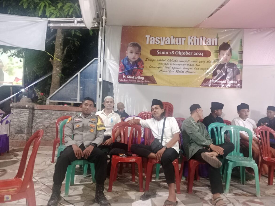 Cooling System, Polsek Lakbok Monitoring Acara Peringatan Maulid Nabi Peresmian Mushola