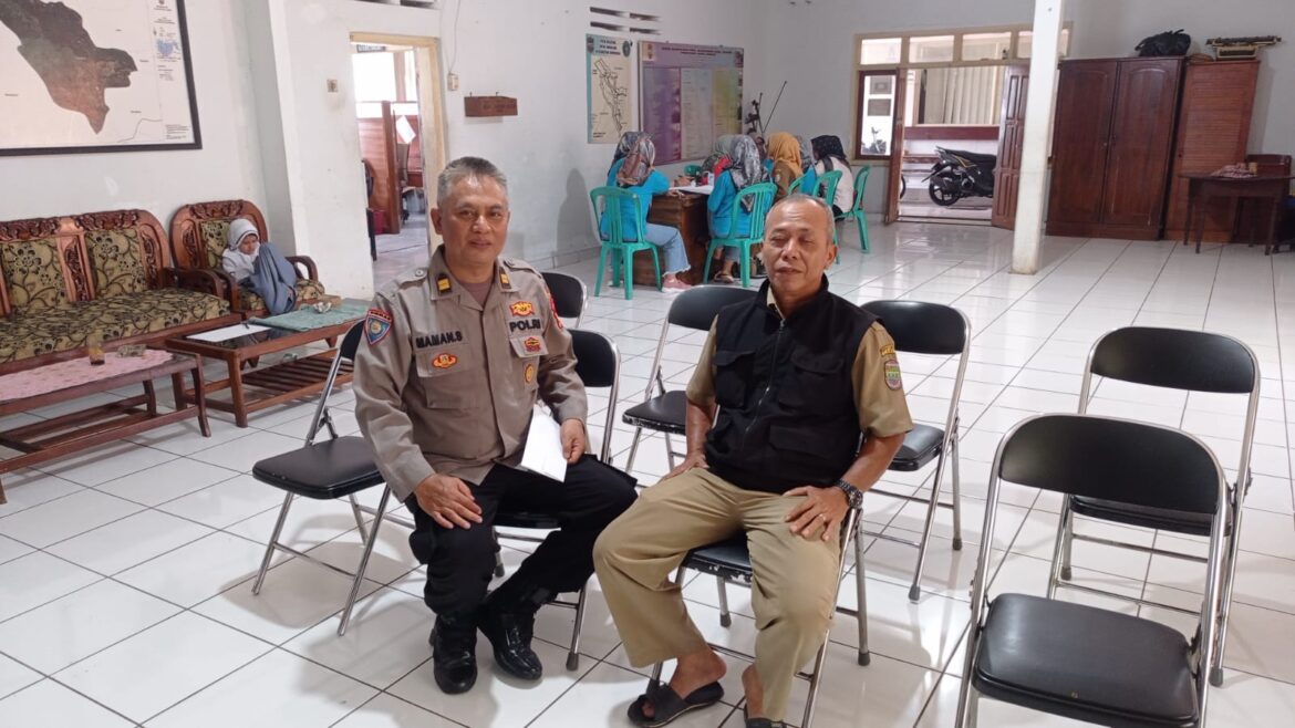 Cooling System, Anggota Polsek Ciamis Koorkom Kamtibmas ke Saguling Jelang Pilkada Serentak