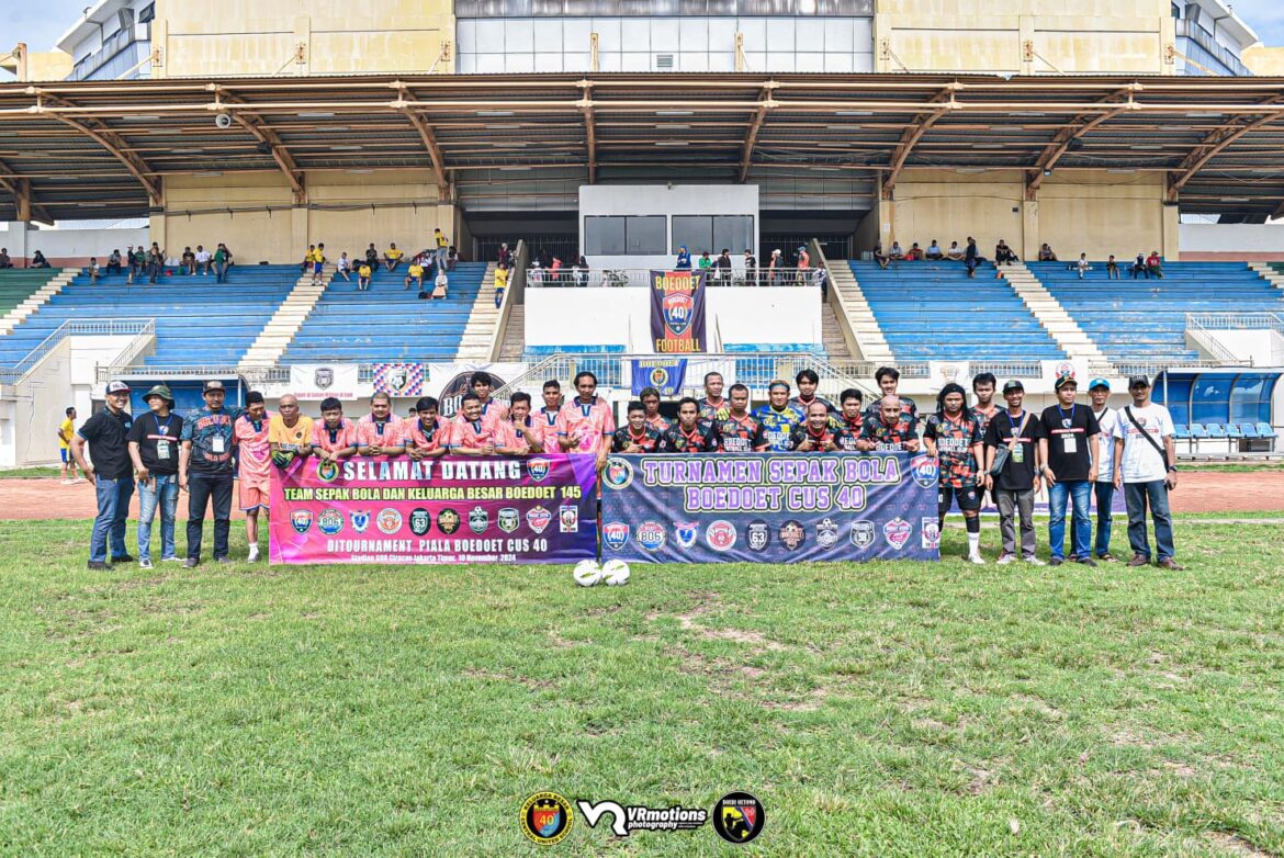 Alumni Boedoet 145 Basis Cus 40 Adakan Turnamen Sepak Bola Antar Basis U35+ di GOR Ciracas Jaktim.