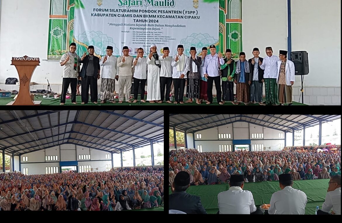 Hadiri Maulid Nabi Muhamad SAW: Ribuan Jamaah Dukung dan Do’akan H-Y, Kembali Terpilih Bupati dan Wabub Ciamis Periode 2024-2029