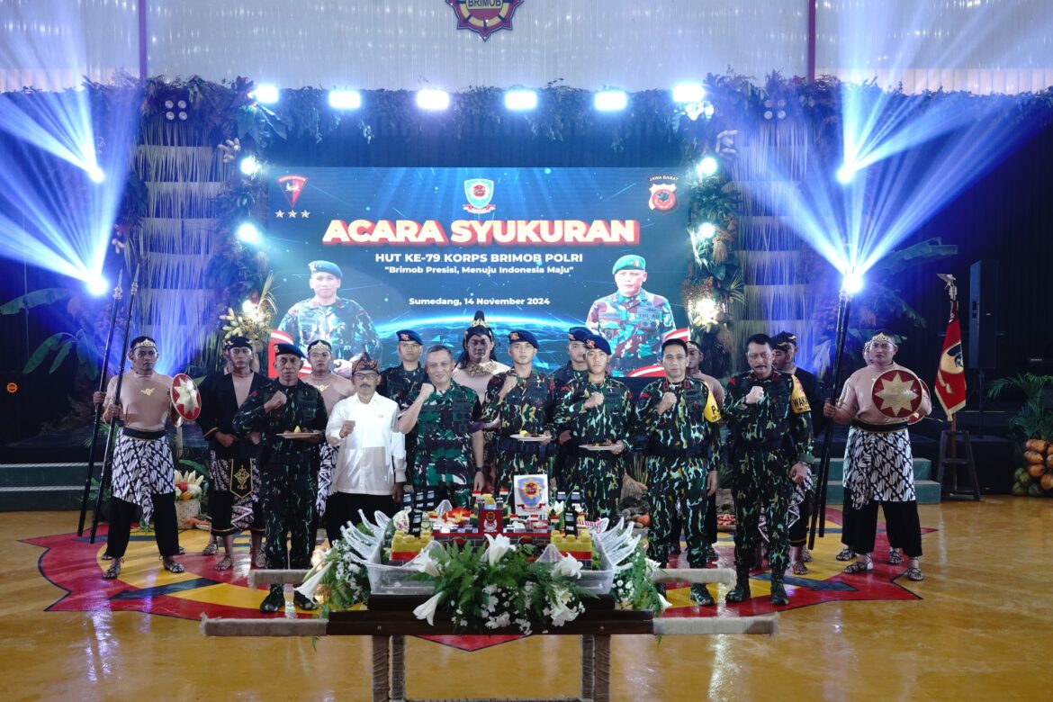 Kapolda Jabar Hadiri Syukuran HUT Ke-79 Korps Brimob Polri Tahun 2024