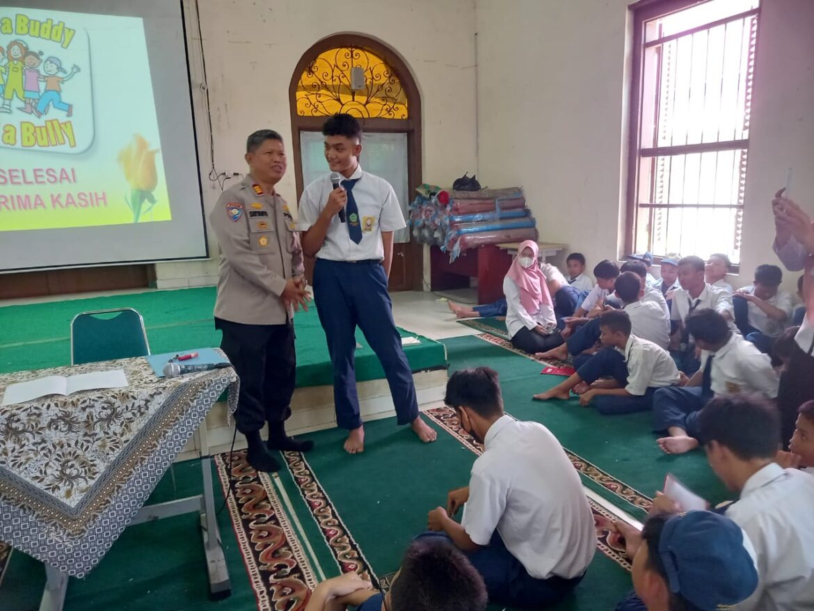 Melalui Program P5, Polsek Metro Tamansari Ajak Siswa SMPN 22 Jakarta Jauhi Tawuran